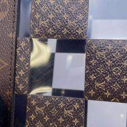 Louis Vuitton Brown Coated Canvas Monogram Chess Soft Trunk