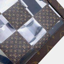 Louis Vuitton Brown Coated Canvas Monogram Chess Soft Trunk