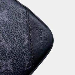 Louis Vuitton Noir Monogram Eclipse Reverse Trio Messenger Bag