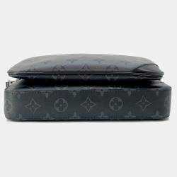 Louis Vuitton Noir Monogram Eclipse Reverse Trio Messenger Bag