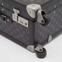 Louis Vuitton Monogram Eclipse Canvas Rolling Trunk