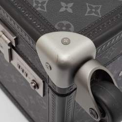 Louis Vuitton Monogram Eclipse Canvas Rolling Trunk