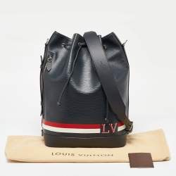 Louis Vuitton Navy Blue Epi Leather Noe Marin Bag