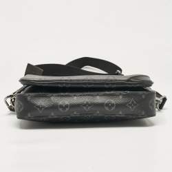 Pre Owned Louis Vuitton Monogram Eclipse Reverse Canvas Trio Messenger Bag