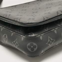 Pre Owned Louis Vuitton Monogram Eclipse Reverse Canvas Trio Messenger Bag