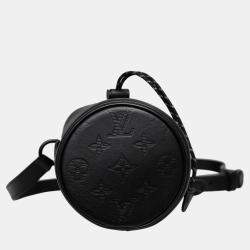 Louis Vuitton Black Monogram Leather Nano Chalk Bag

