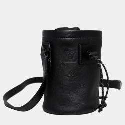 Louis Vuitton Black Monogram Leather Nano Chalk Bag
