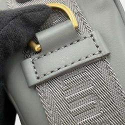 Louis Vuitton Gray Calf Leather Cruiser Messenger