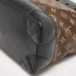 Louis Vuitton Black Leather and Monogram Canvas Solar Ray Steamer PM Bag