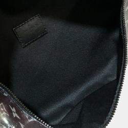 Louis Vuitton Silver x Black Monogram Canvas Leather  Galaxy Discovery Bum Bag