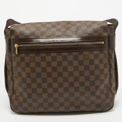 Louis Vuitton Damier Ebene Canvas and Leather Bastille Messenger Bag