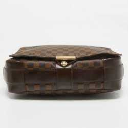 Louis Vuitton Damier Ebene Canvas and Leather Bastille Messenger Bag