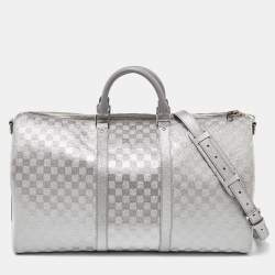 Pre Owned Louis Vuitton Damier Glitter Keepall Bandouliere 50 Bag