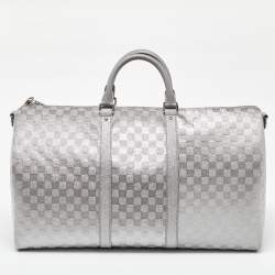 Pre Owned Louis Vuitton Damier Glitter Keepall Bandouliere 50 Bag
