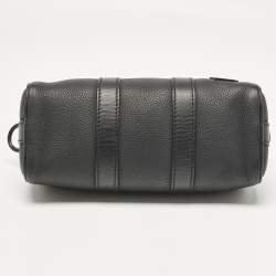 Louis Vuitton Black Aerogram Leather XS Keepall Bandoulier Bag