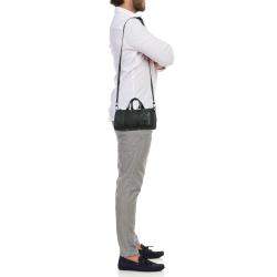 Pre Owned Louis Vuitton Black Aerogram Leather XS Keepall Bandoulier Bag