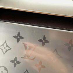 Louis Vuitton Silver Monogram Titanium Horizon Size 55