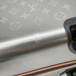 Louis Vuitton Silver Monogram Titanium Horizon Size 55