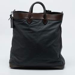 Louis Vuitton Brown/Black Canvas Shako Cabas Bag