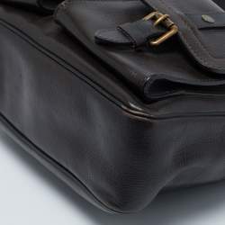 Louis Vuitton Coffee Utah Leather Wichita Messenger Bag