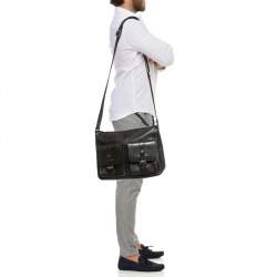Louis Vuitton Coffee Utah Leather Wichita Messenger Bag