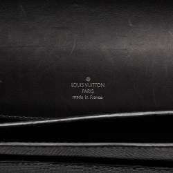 مملوكة مسبقًا Louis Vuitton Black Lizard Larry Briefcase Bag