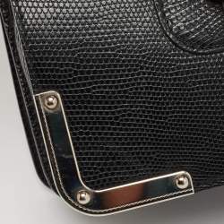 مملوكة مسبقًا Louis Vuitton Black Lizard Larry Briefcase Bag