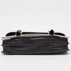مملوكة مسبقًا Louis Vuitton Black Lizard Larry Briefcase Bag