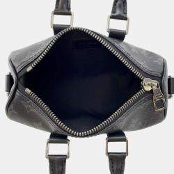 Louis Vuitton Noir Monogram Eclipse Monogram Eclipse Reverse Keepall Bag Size Xs
