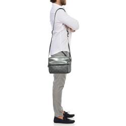 Louis Vuitton Gunmetal Taigarama Canvas and Leather Outdoor Messenger Bag