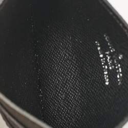 Louis Vuitton Black Taiga Leather Card Holder