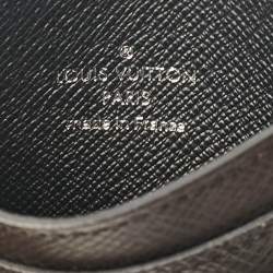 Louis Vuitton Black Taiga Leather Card Holder