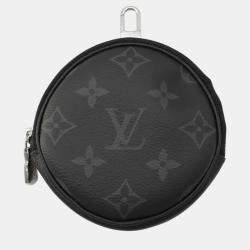 Louis Vuitton Noir Monogram Eclipse Taiga Leather Duo Sling Bag