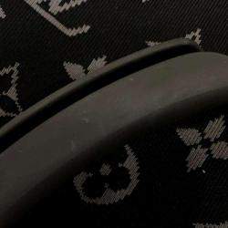 Louis Vuitton Noir Monogram Eclipse Knit Horizon Soft Carry bag