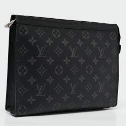 Louis Vuitton Monogram Eclipse Canvas Pochette Voyage MM Bag