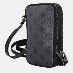 Louis Vuitton Monogram Eclipse Reverse Double Phone Pouch