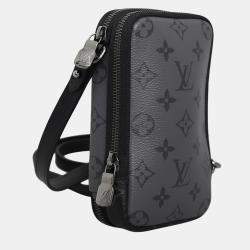 Louis Vuitton Monogram Eclipse Reverse Double Phone Pouch