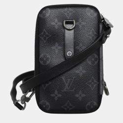 Louis Vuitton Monogram Eclipse Reverse Double Phone Pouch