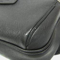 Louis Vuitton Black Leather Taiga Bumbag 