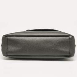Louis Vuitton Black Taiga Leather Roman MM Bag