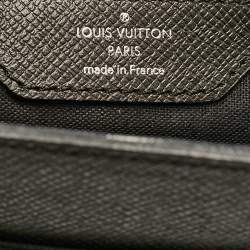 Louis Vuitton Black Taiga Leather Roman MM Bag