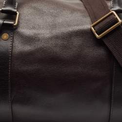 Louis Vuitton Dark Brown Utah Leather Comanche Duffle Bag
