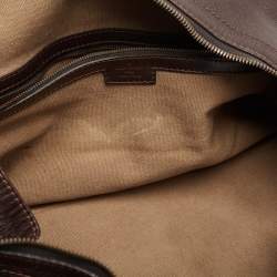 Louis Vuitton Dark Brown Utah Leather Comanche Duffle Bag