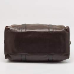 Louis Vuitton Dark Brown Utah Leather Comanche Duffle Bag