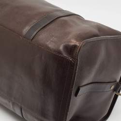 Louis Vuitton Dark Brown Utah Leather Comanche Duffle Bag
