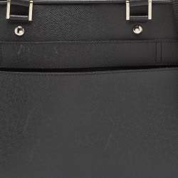 Louis Vuitton Black Taiga Leather Alexander Briefcase