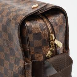 Pre Owned Louis Vuitton Damier Azur Canvas Naviglio Crossbody Bag