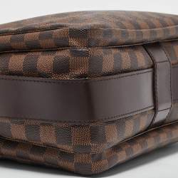 Pre Owned Louis Vuitton Damier Azur Canvas Naviglio Crossbody Bag