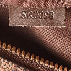 Pre Owned Louis Vuitton Damier Azur Canvas Naviglio Crossbody Bag