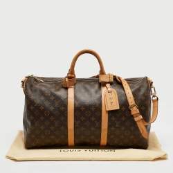 Louis Vuitton Monogram Canvas Keepall Bandouliere 50 Bag
